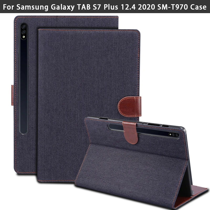 

Для Samsung Galaxy TAB S7 Plus 12,4, чехол для 2020 детской магнитной настольной обложки для galaxy tab s7 + 12,4 дюйма, чехол для задней панели ПК