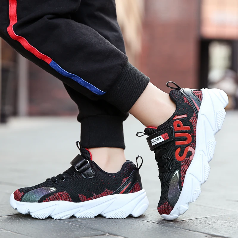 Детские кроссовки для бега легкие дышащие легкая прогулочная повседневная