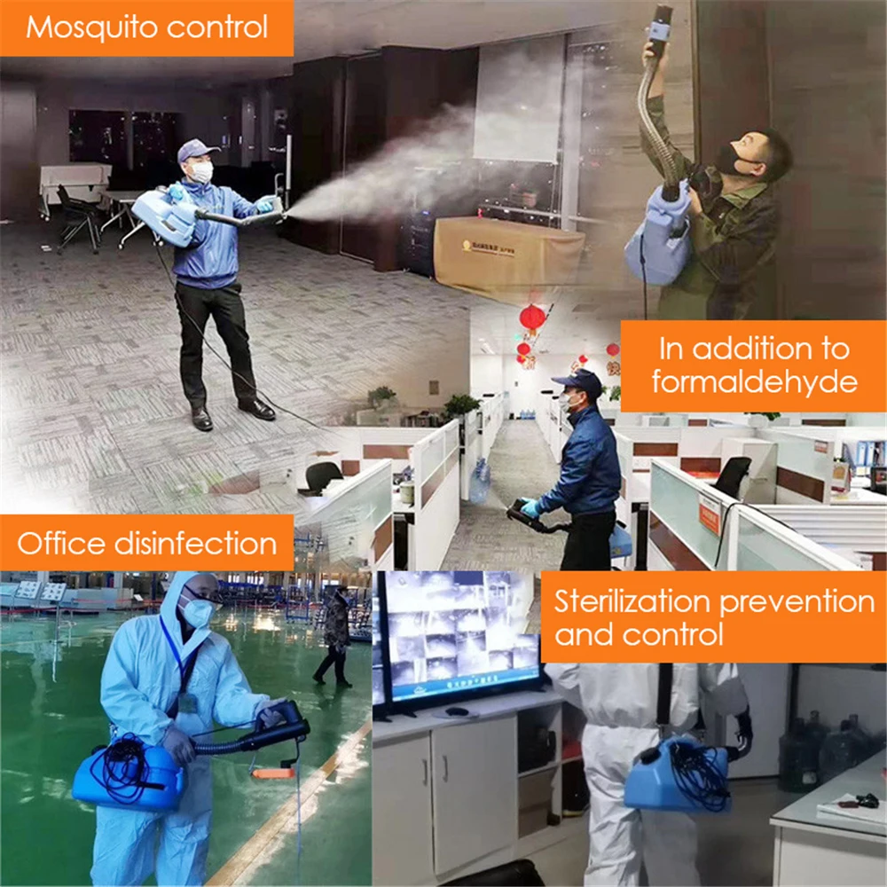 

Electric ULV Sprayer Portable Ultra-Low Atomizer Disinfection Sprayer Large Area Sterilization/Disinfection for Hospitals Home