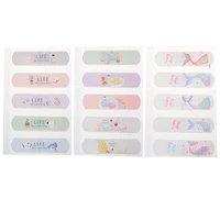 20 pcslot lovely cute band aid disposable wound sticker kawaii first aid emergency kit for kids children adhesive bandages home
