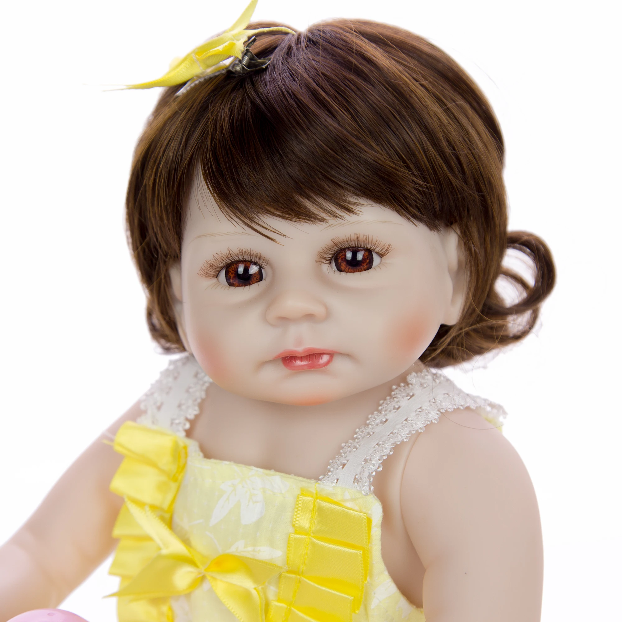

KEIUMI Full Body Silicone Reborn Baby Doll Cute Princess Newborn Babies Doll Lifelike Reborn Girl Toys For Birthday Gifts