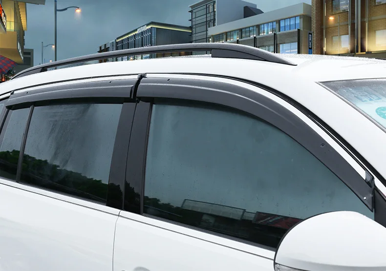For Hyundai GRAND I10 2015 Car Windows Visor 4PCS 3D Bright Bar Sun Sunshade Rain Guards Shield Auto Moldings | Автомобили и