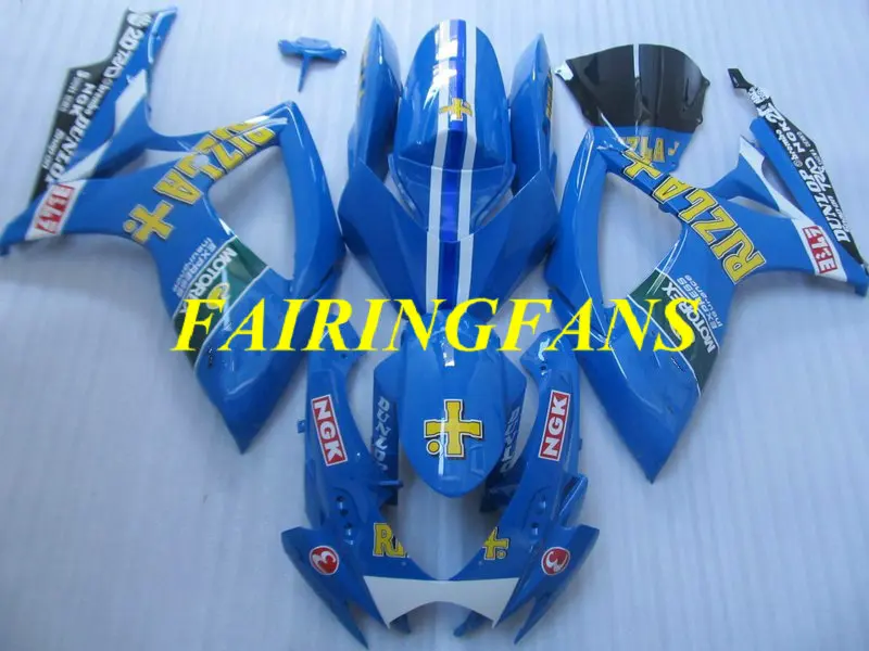 Литья под давлением обтекатель тела комплект для GSXR600 750 K6 06 07 GSXR 600 GSXR750 2006 2007 ABS