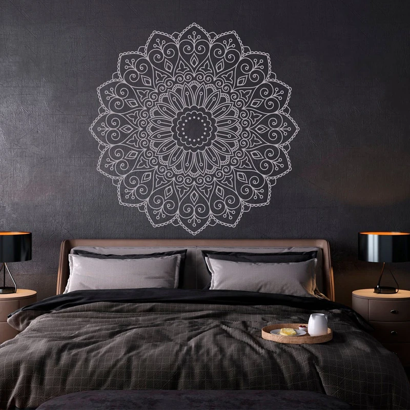 

Creative Design Bohemiam Mandala Wall Decals Home Decoration Living Room Bedroom Yoga Studio Decor Stickers Removable Mural A873