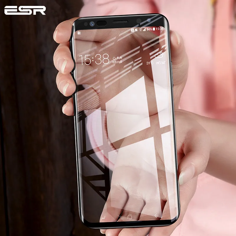 ESR 9H Защитная пленка для samsung Galaxy S9 3D изогнутая полноэкранная крышка для samsung S9 Plus закаленное стекло
