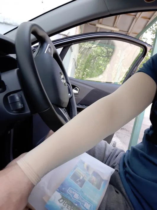 1 пара нарукавников для защиты от солнца и УФ лучей летние велосипедные