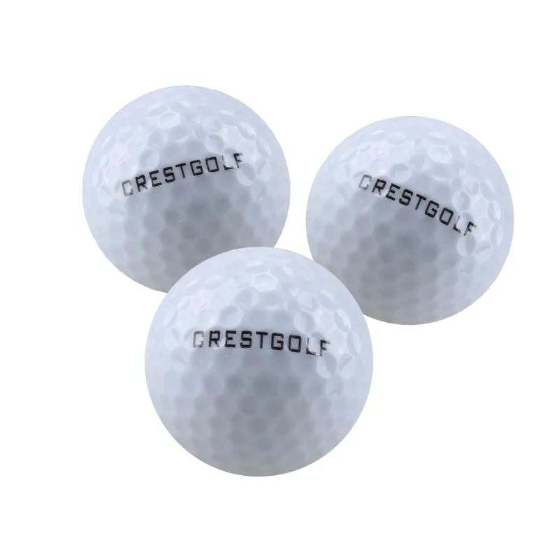 Двухслойный мяч для игры в гольф с логотипом OEM двухкомпонентные мячи