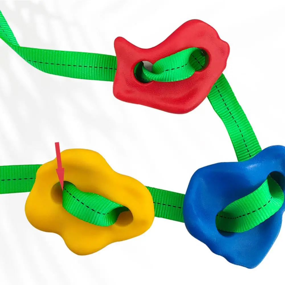 

Children Climbing Stone Double Hole Physical Training Rocks Fitness Climbing Rock Wall Stones Rock Climbing Wall Stones