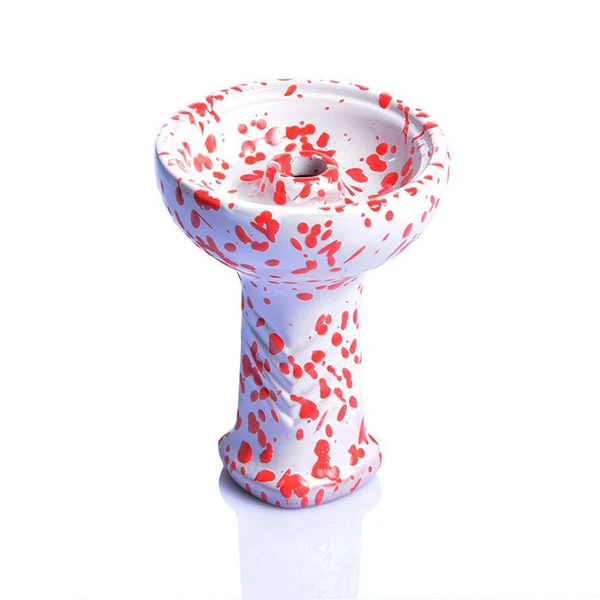 

2pcs High Quality Ceramic One Hole Bowl Shisha Hookah Charcoal Holder Heat Keeper System Chicha Narguile Accessories