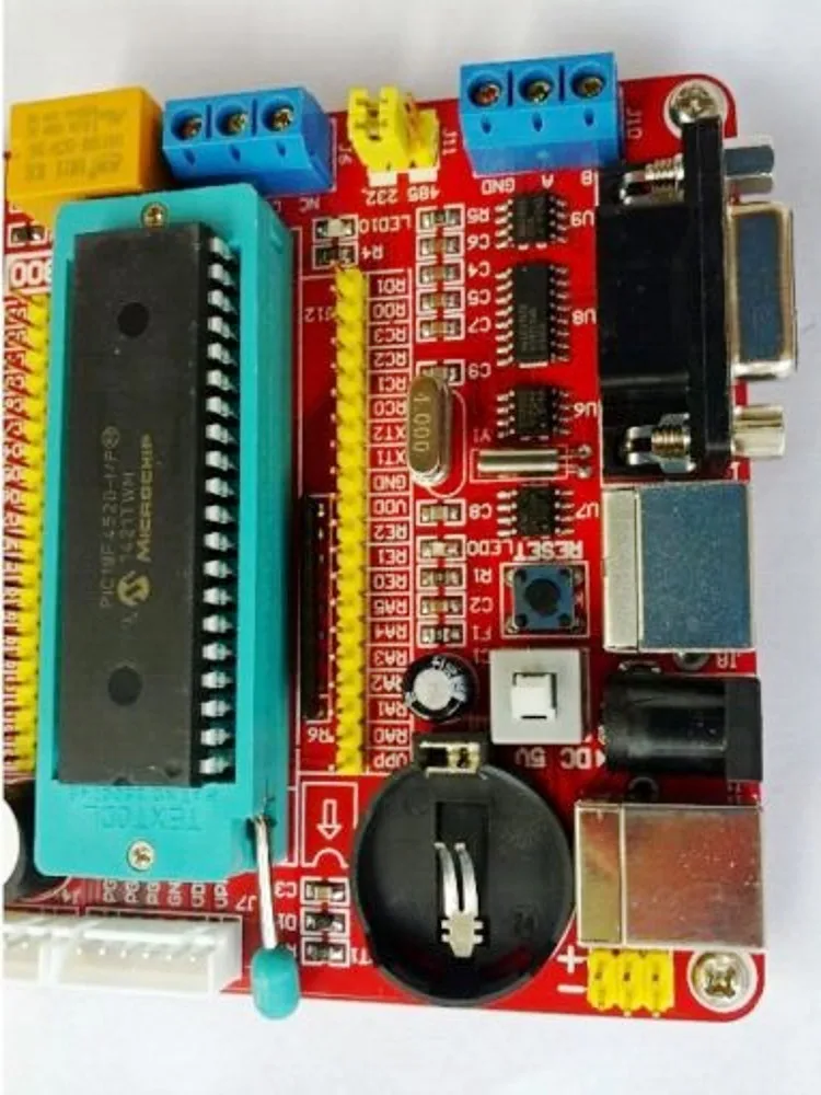 Бесплатная доставка 1x PIC18F4520 макетная плата PIC микроконтроллер обучающая