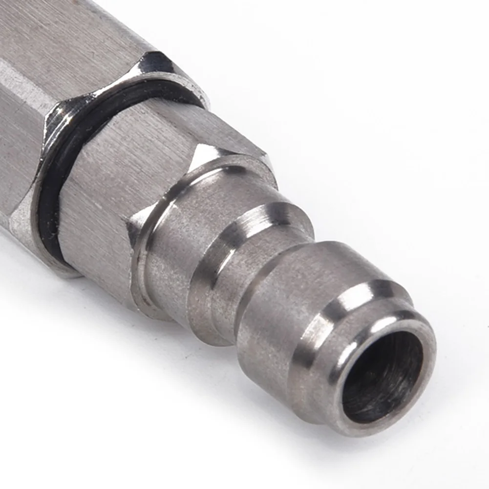 

4000 Psi Sewer Jetter Nozzle Pressure Drain Hose 1/4 Quick Cleaning Rotatable