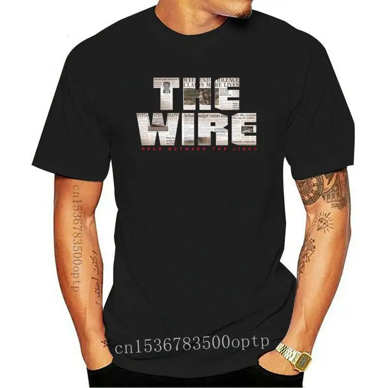 

New Men t shirt Short sleeve The Wire Unisex T Shirt Women t-shirt tee tops