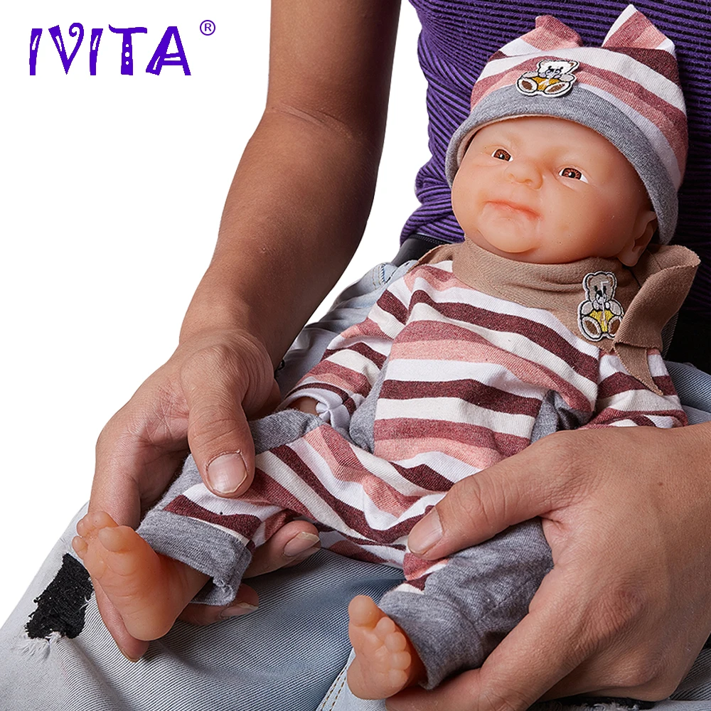 [ из США и Китая] IVITA WG1512 девочка глаза открылись Completa силиконовые куклы Reborn Born Alive имитация Boneca детские игрушки