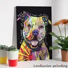 Постер с собакой питбулс украсит ваше сердце, художественная живопись, настенное искусство, украшение для гостиной, постер с французским бульдогом, декор для комнаты для девушек