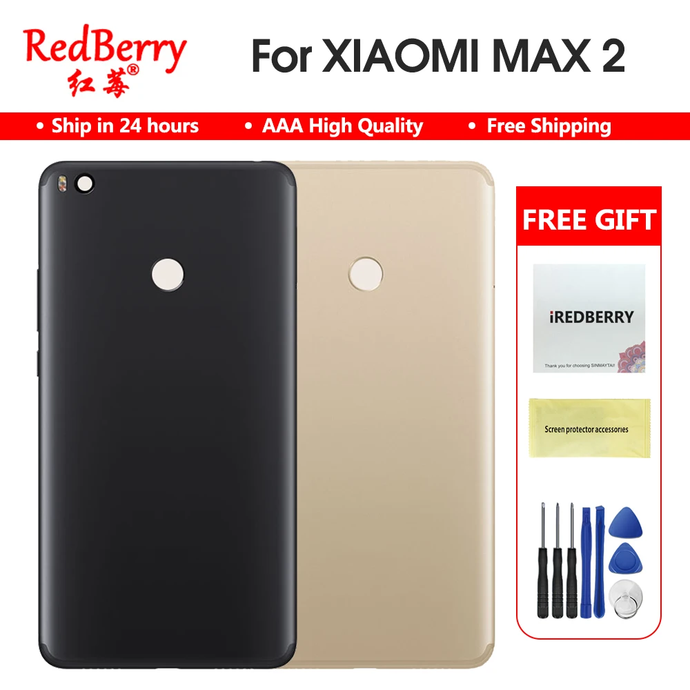 Для Xiaomi Mi MAX 2 крышка батареи задняя дверь Корпус средний корпус для Max