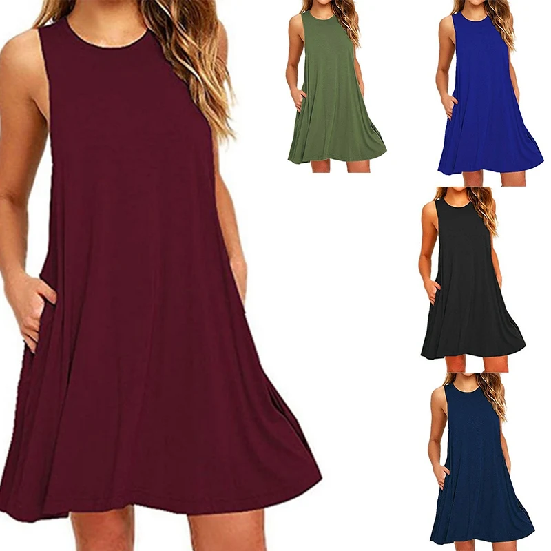 2020 летнее Новое Женское платье без рукавов сексуальное Клубное коктейльное с