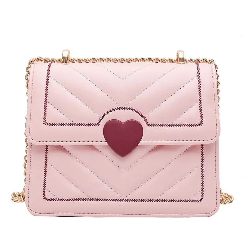 

Sweet Lady Flap Crossbody bag 2020 Fashion New High-quality PU Leather Women's Designer Handbag Chain Shoulder Messenger Bag