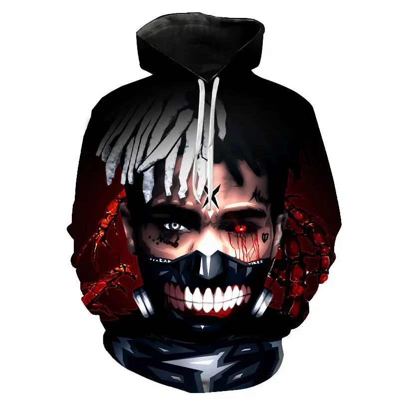 Худи Xxxtentacion для мужчин и женщин Детская толстовка худи в стиле хип хоп рэпера