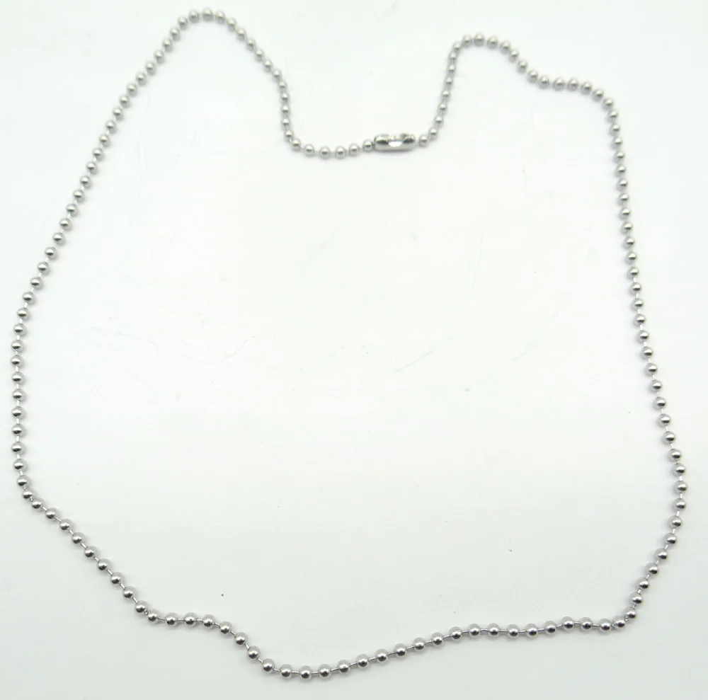 Колье из нержавеющей стали 2 4 мм 50 см высокое качество для ювелирных изделий