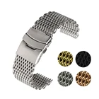 Ремешок Миланская петля из нержавеющей стали для часов Seiko, 18202224 мм