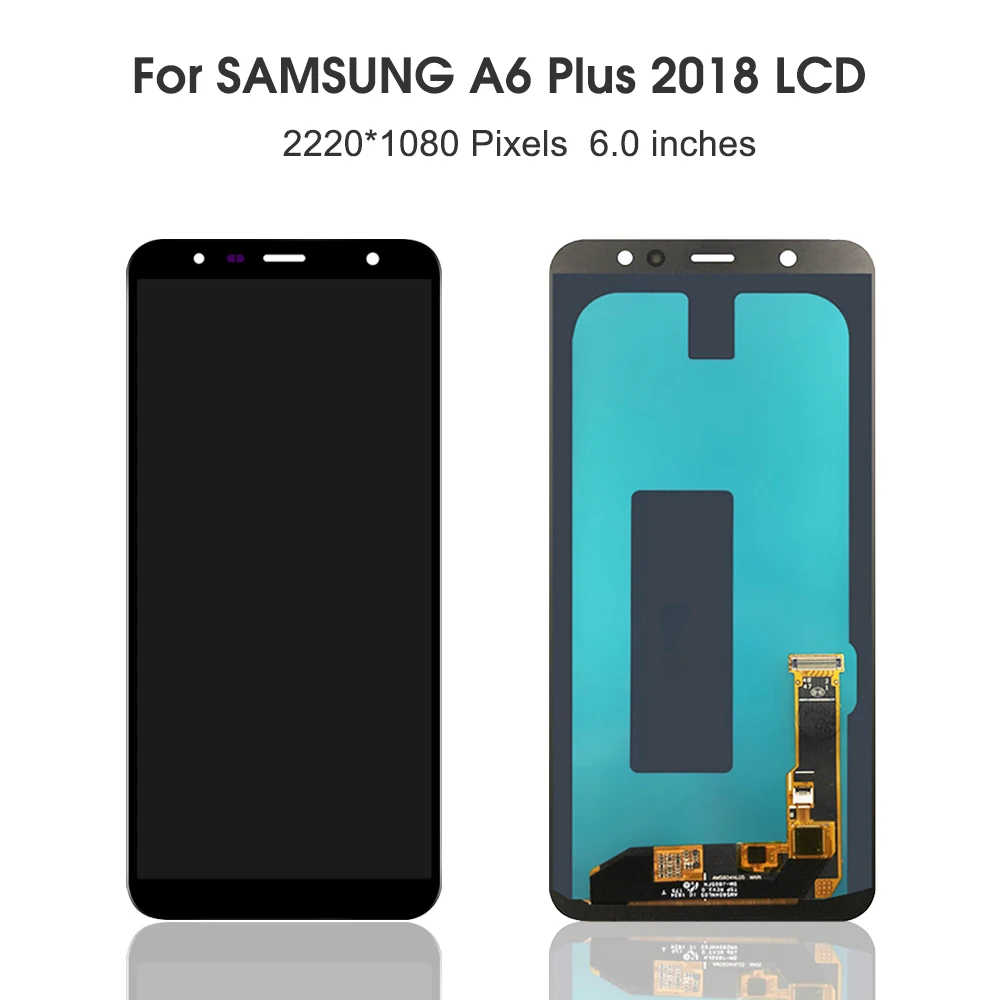 ЖК-дисплей с сенсорным экраном в сборе для Samsung Galaxy A6 Plus 2018 A605 A605F A605FN | Мобильные