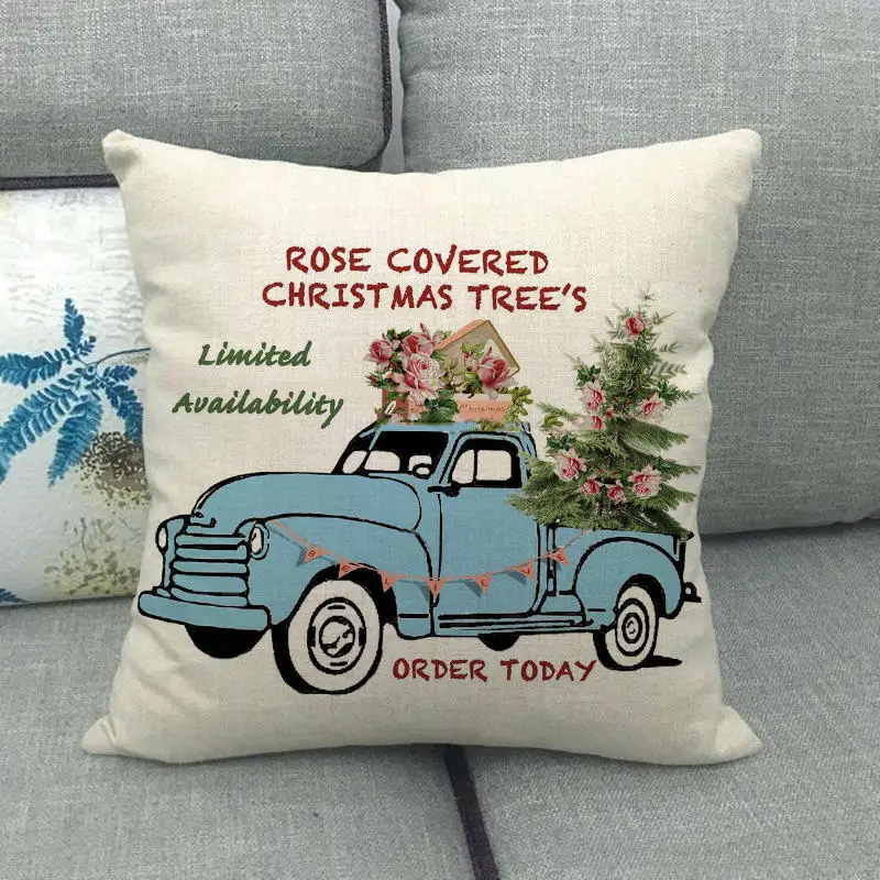 Льняные/Хлопковые наволочки для диванных подушек 45 х45 см | Дом и сад