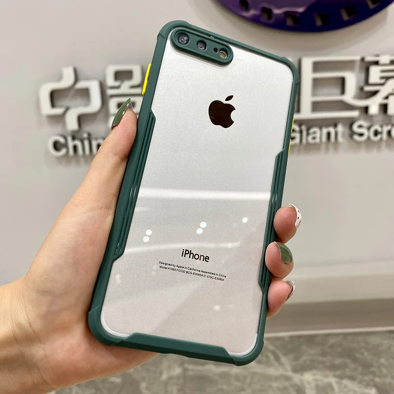 luxury shockproof frame clear phone case for iphone 11 12 pro max mini xr x xs 7 8 plus se 2 lens protective transparent cover free global shipping