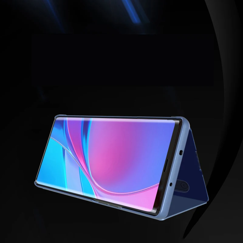 Умный зеркальный чехол для телефона Samsung Galaxy S10 S9 S8 Plus A6 Note 8 9 A40 A80 M10 M20|Бамперы| |