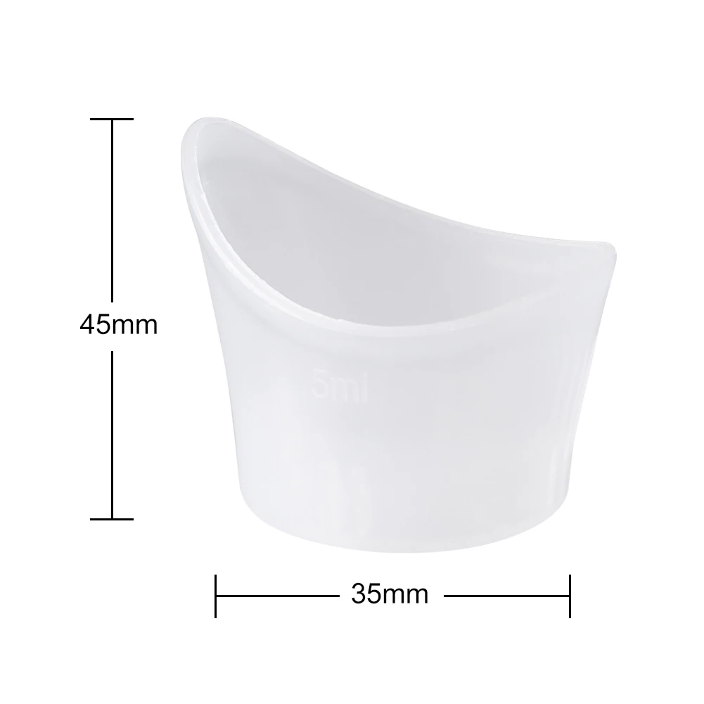 

10Pcs Soft Plastic Reusable Eye Wash Cup Eyewash Container Eye Care Washing Cup Eye Care Solution Washing Cup For Women Men