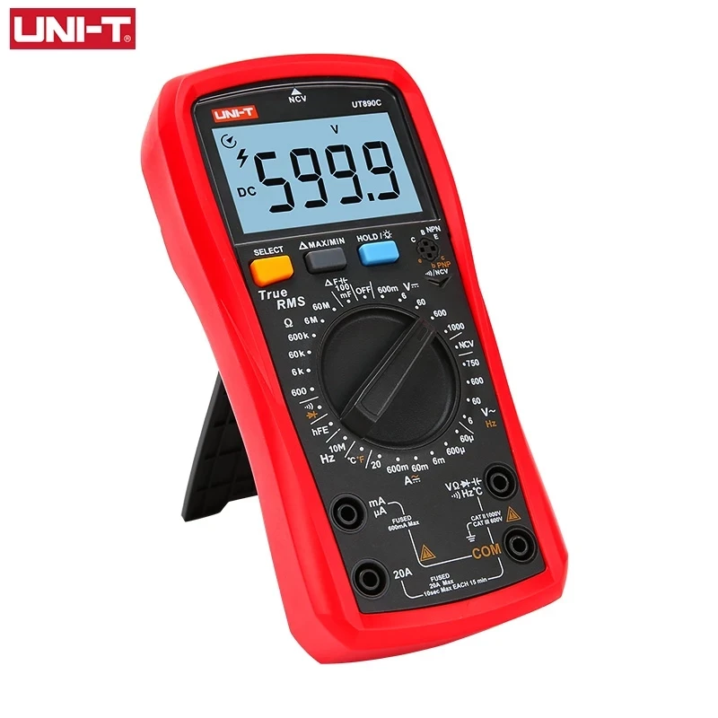 Цифровой мультиметр UNI T UT890C UT890D + тестер с ручной настройкой диапазона и
