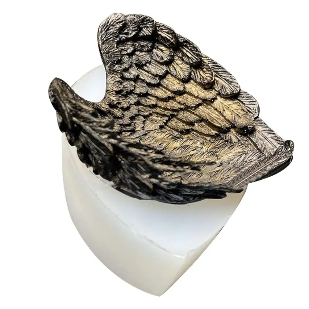 Силиконовая форма для хранения крыльев и перьев в виде сердца 40 А|Глиняные формы|