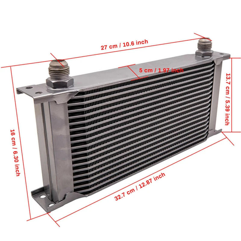For BMW N54 N55 135i 335i Z4 Oil Adapter 19 Rows Radiator AN10 Engine Cooler OC-UOL19-7SL | Coolers