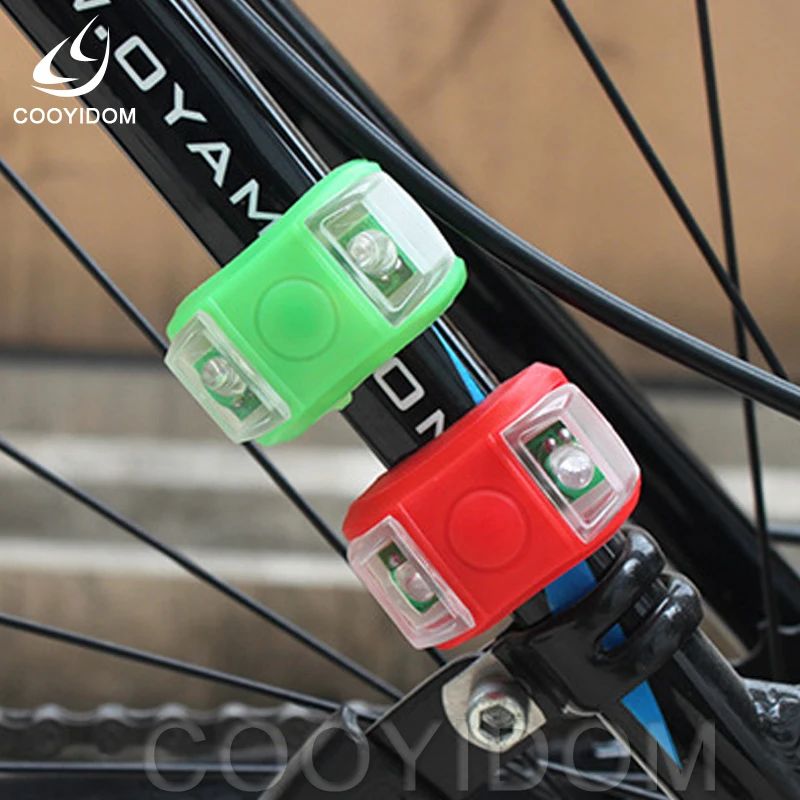 Велосипедная Передняя светильник силиконовый светодиодный головной передние и