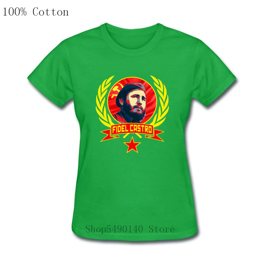 Женская футболка с кубинской гордостью коротким рукавом коммунистическим