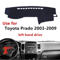 taijs factory sport fashion polyester fibre car dashboard cover for toyota prado 2003 2009 left hand drive