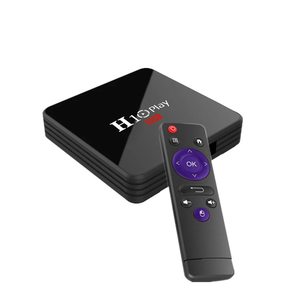 Приставка Смарт-ТВ docooler H10 PLAY Android 9 0 4 + 32/64 ГБ 2 ГГц Wi-Fi | Электроника