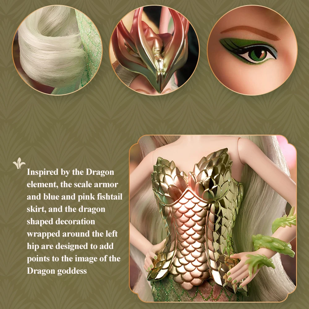 Оригинальная Фирменная мифическая кукла Барби фантазийный дракон имперсная