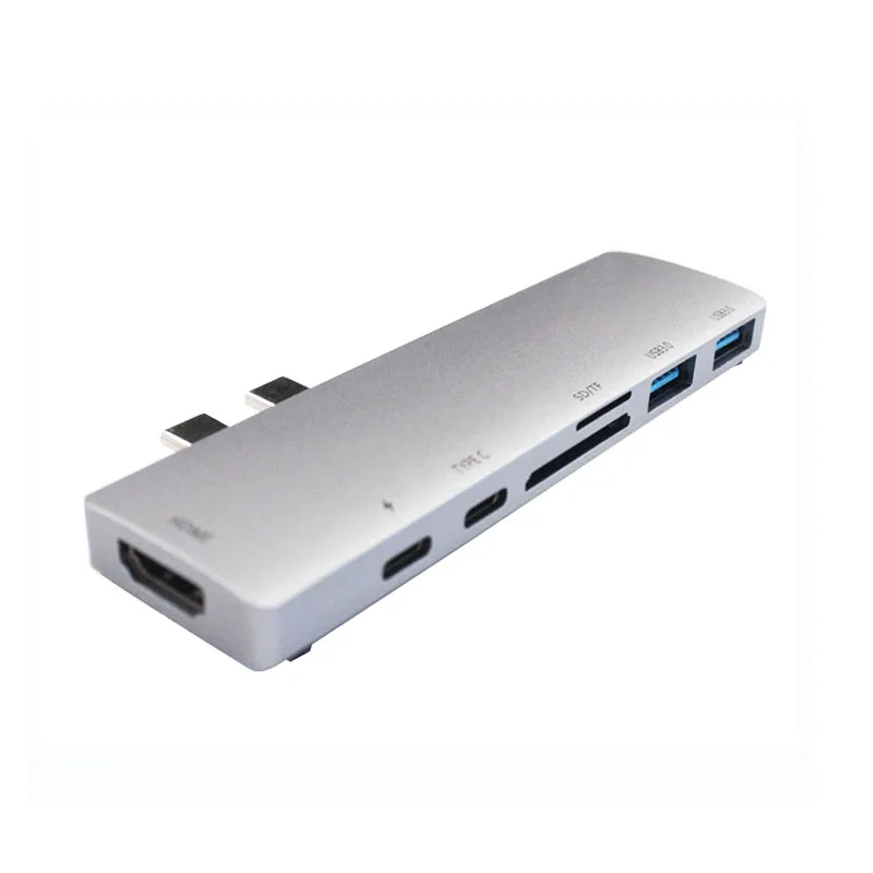 USB 3.0 Type C концентратор SZBITC для 3 1*2 TF SD кардридер 4K HDMI PD Зарядка Macbook Pro/Air 2017/2018|Кабели