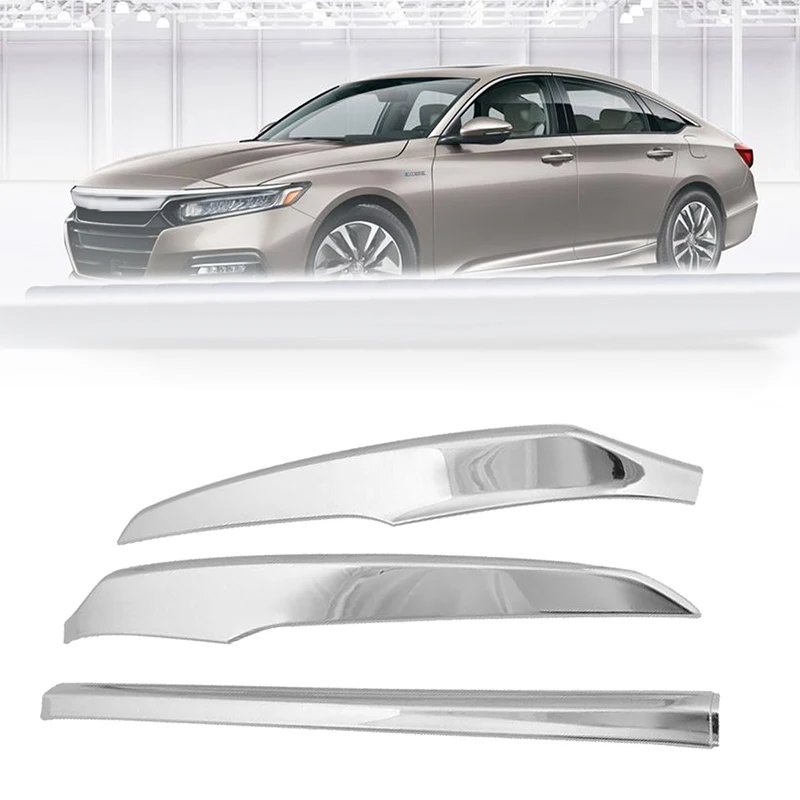 3 шт. хромированный ABS серебро воздушный Ножи передний бампер авто кузова Наборы