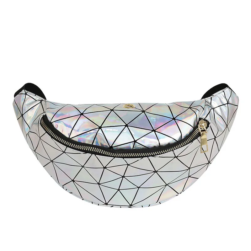 E Waist pack Новая Женская поясная сумка кожаная поясная сумка, лазерные банановые сумки, модная сумка для бедер, Женская Высокая емкость, для детей, сумки через плечо - Цвет: E Waist pack