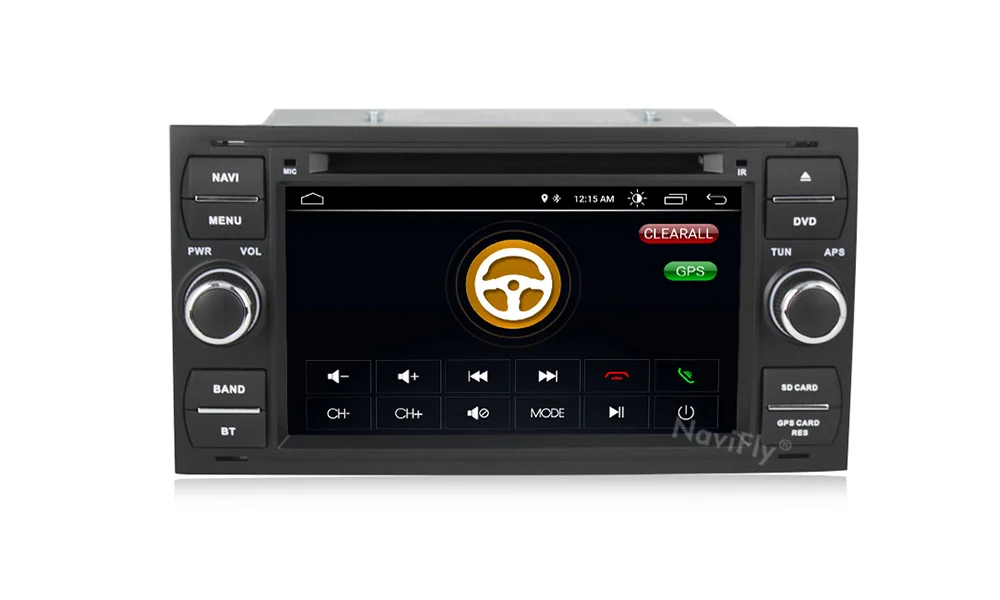 Android 9,0 Автомобильный мультимедийный DVD плеер для Ford Focus Kuga транзит с WI-FI BT gps навигации радио TDA7851 3g