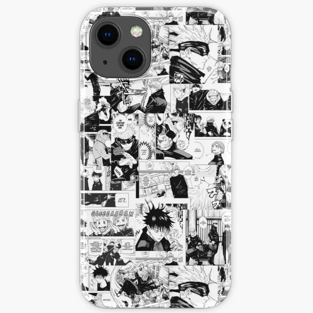 

Cartoon Anime Jujutsu Kaisen Phone Case For iPhone 13 12 11 Pro X XsMax XR 7 8Plus Cute Soft Cover