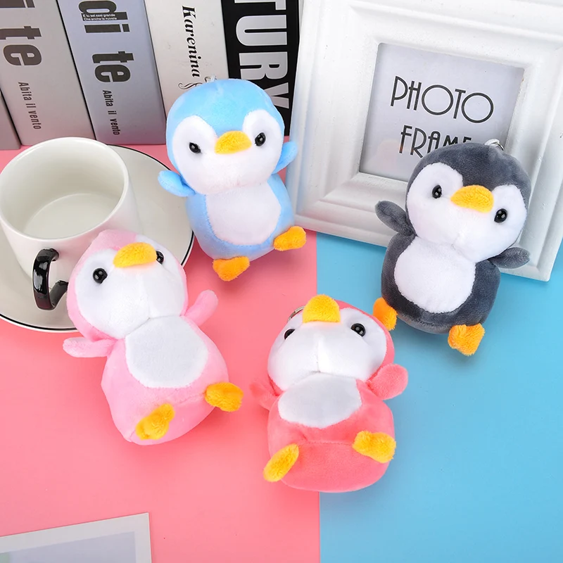 Плюшевые игрушки подвесной-брелок для ключей с кольцами школьная сумка