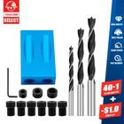 15 градусов угол луча деревообрабатывающий наклонной отверстия бурения локатор карманный набор сверл направляющее устройство DIY плотничьи инструменты для работы с деревом Отсадочная машина