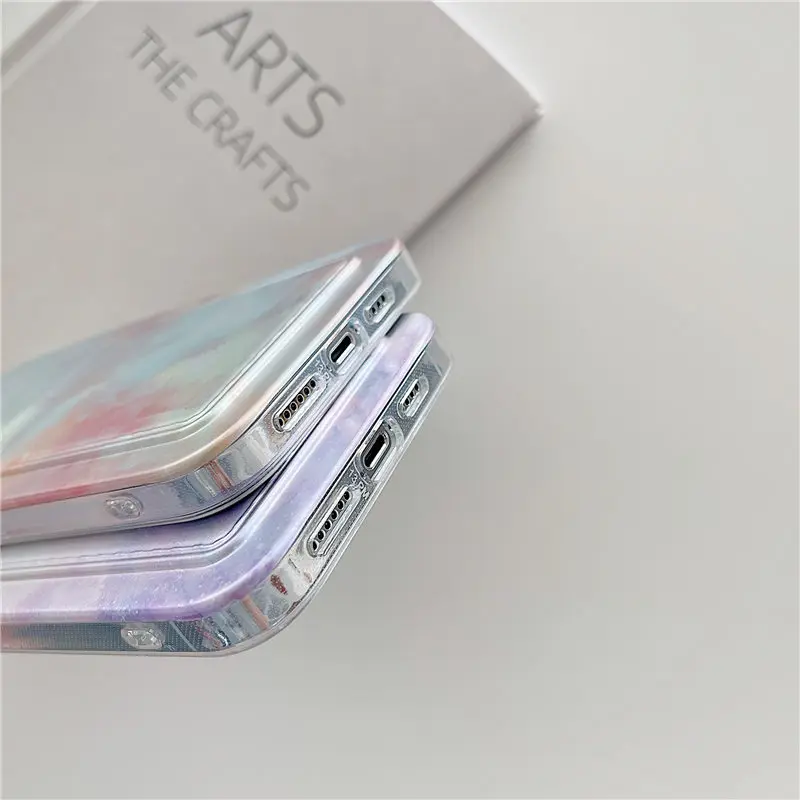 Чехол для телефона iPhone 13 12 11 Pro Max X XR XS 7 8 Plus искусственный мраморный кошелек чехол