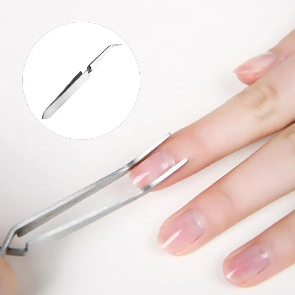 

Nail Tweezers Shaping Styles Easy to Use Stainless Steel Manicure Tools Pinching Clamp for Beauty