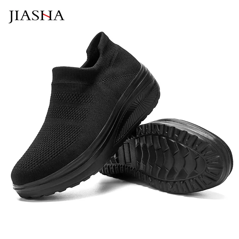 

Zapatillas mujer breathable platform sock shoes woman sneakers comfortable wedge casual shoes women sneakers female plus size
