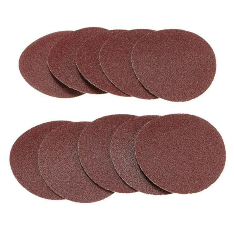 

60* 2 Hook Loop Sander Backing Pad Shank 100-2000 Grit Sanding Disc Practical T