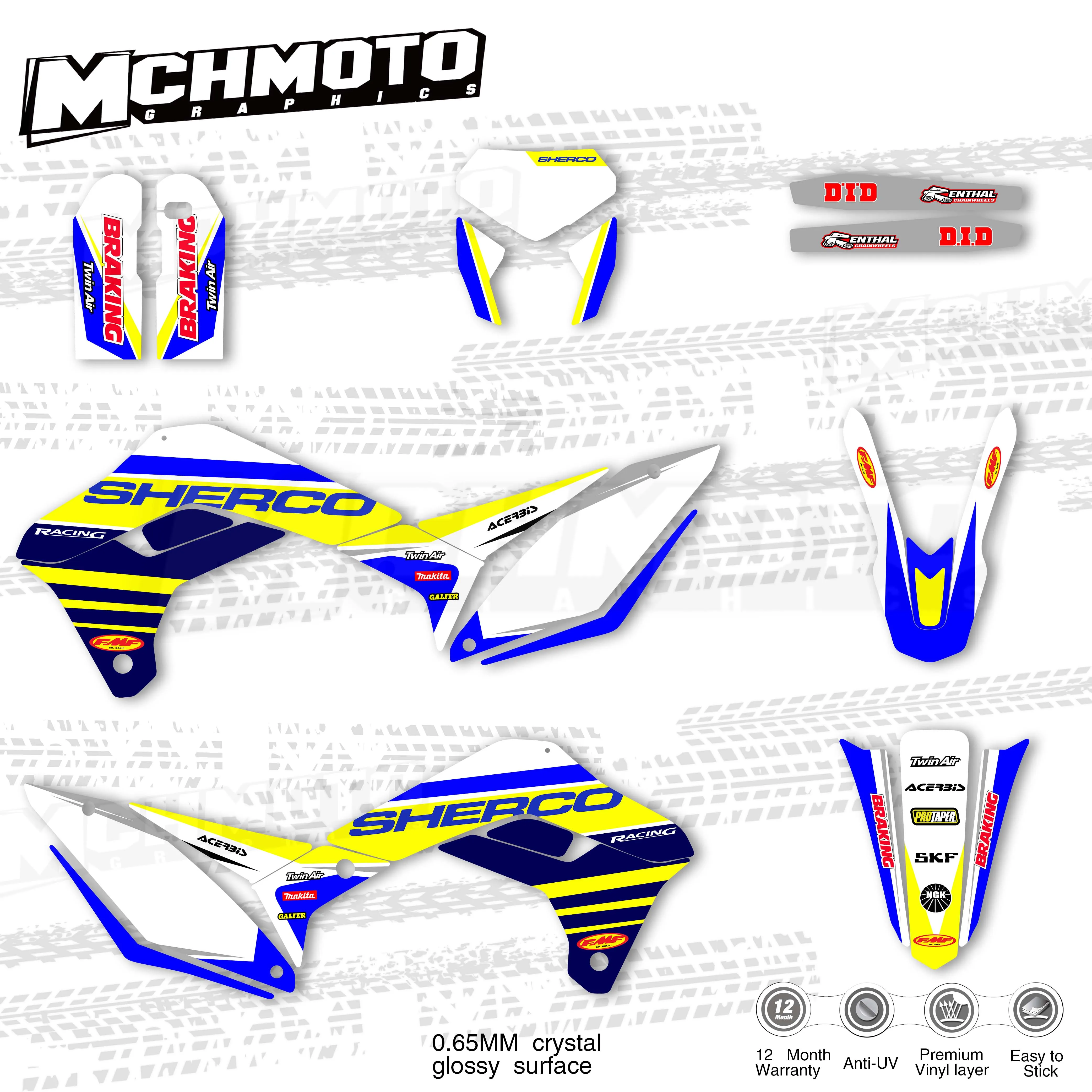MCHMFG наклейка для Sherco SE сиг SER 125 250 300 450 2017 2018 2019 2020 мотоцикл на обтекатель