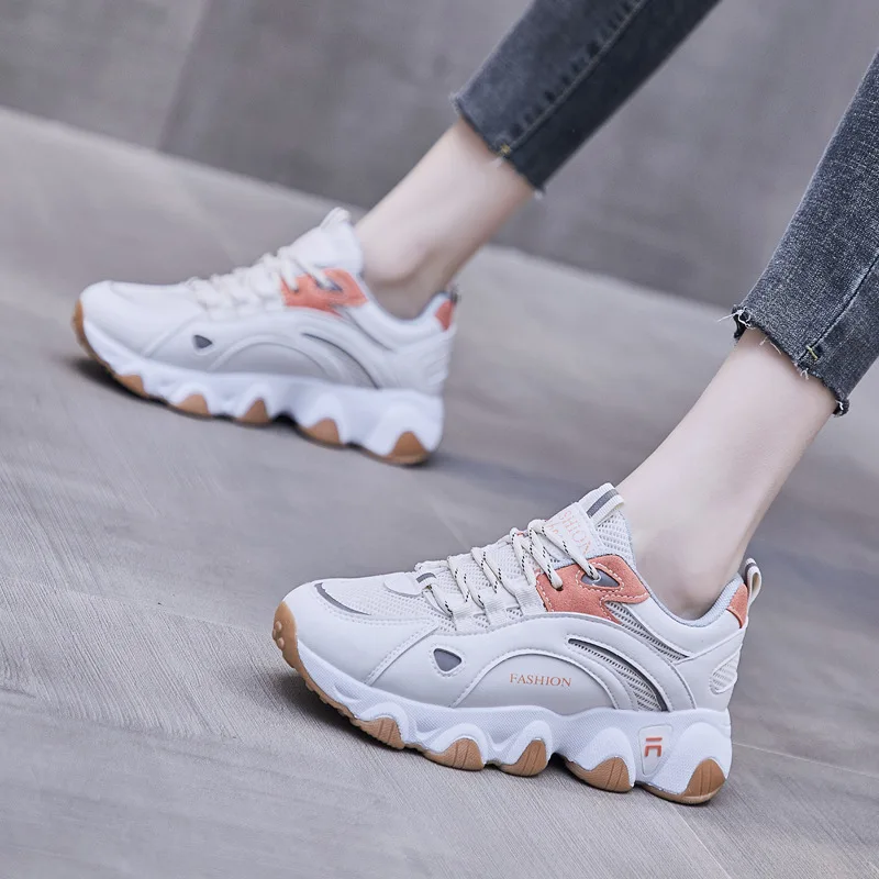 

Korean Version Of The Old Women's Shoes 2022 Spring New All-match Student Sports Shoes Female Fashion Casual Shoes